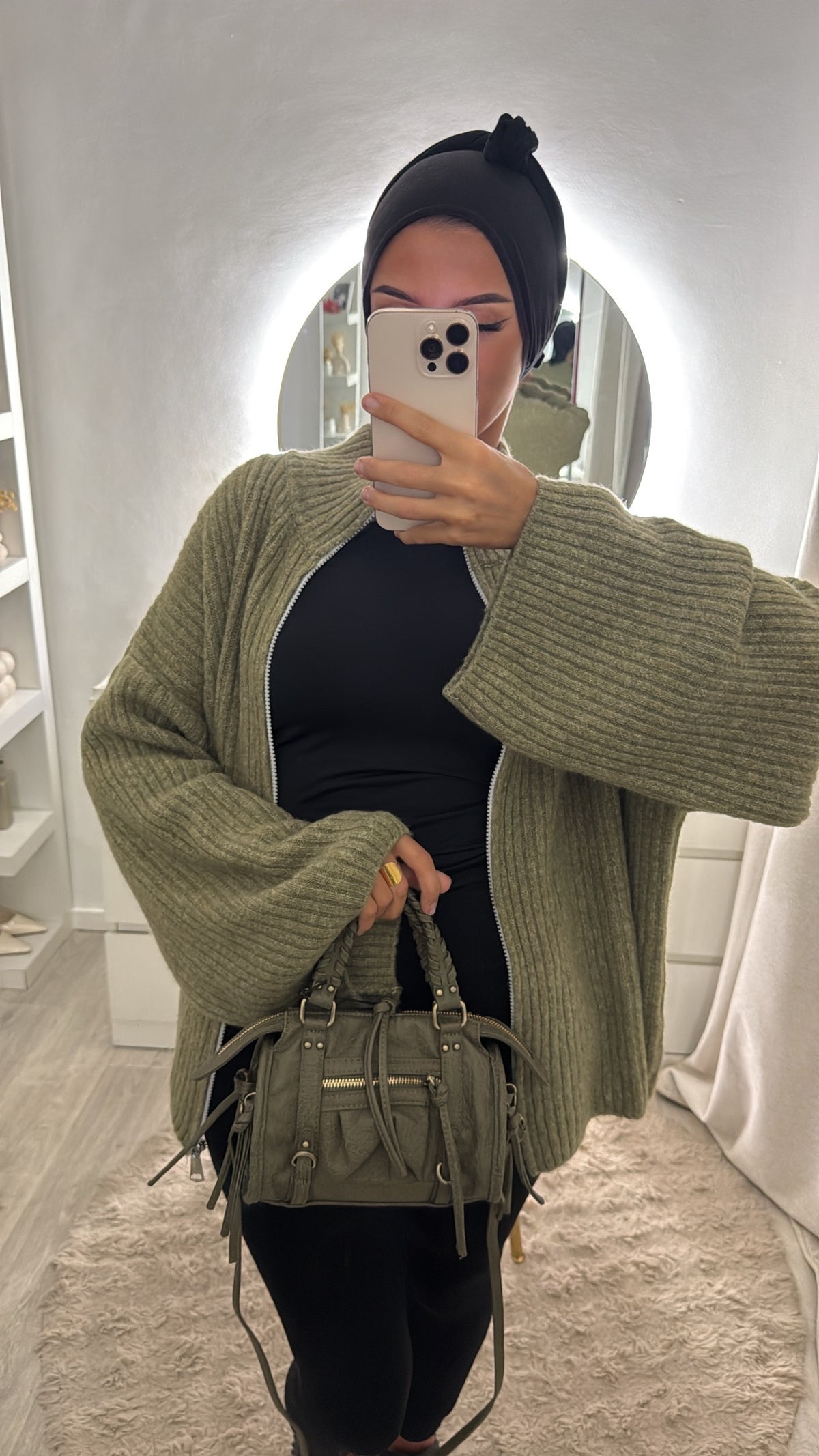 Gilet Lilia Kaki