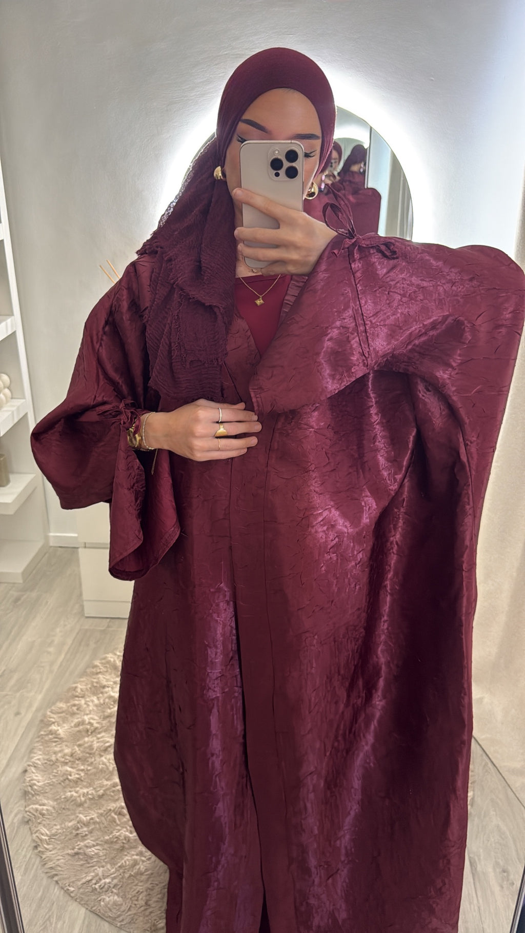 Robe Aïsse bordeau
