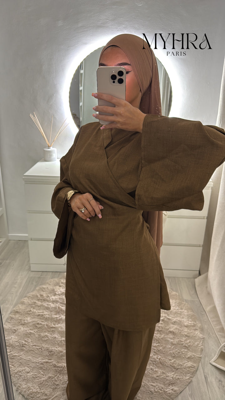 ensemble Eya marron