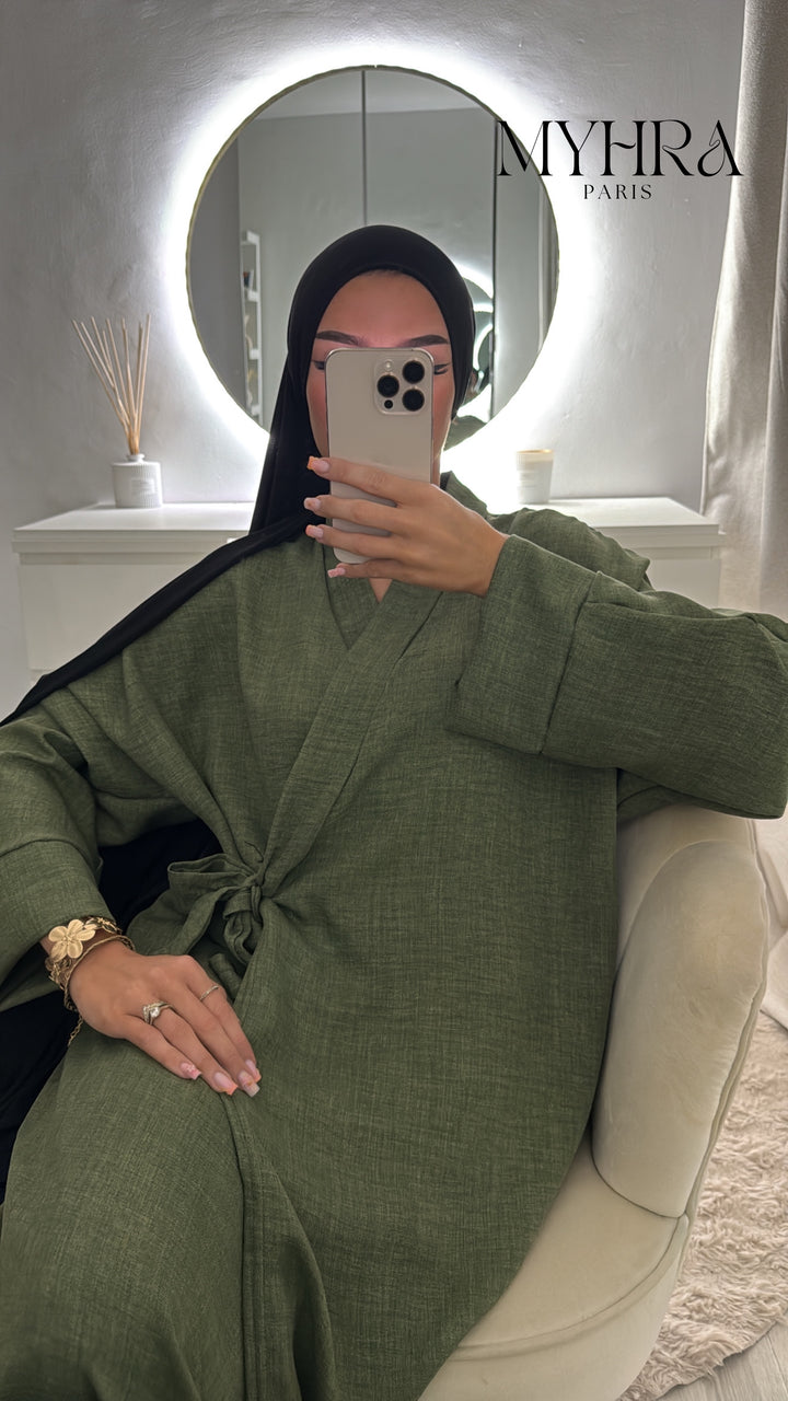 robe lana kaki