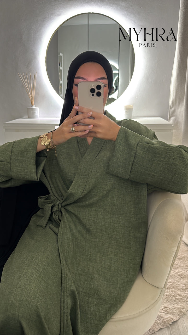 robe lana kaki