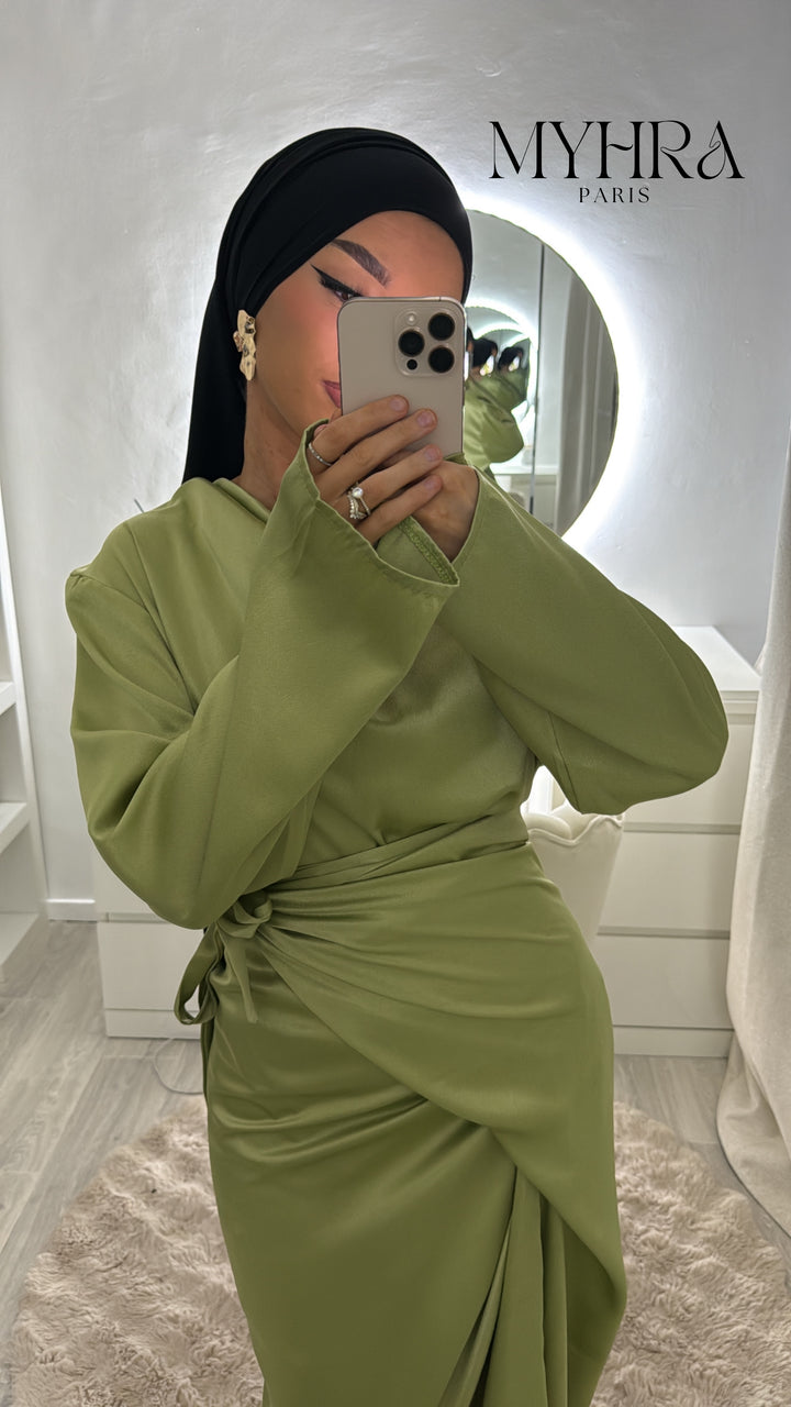 ensemble Asmae vert
