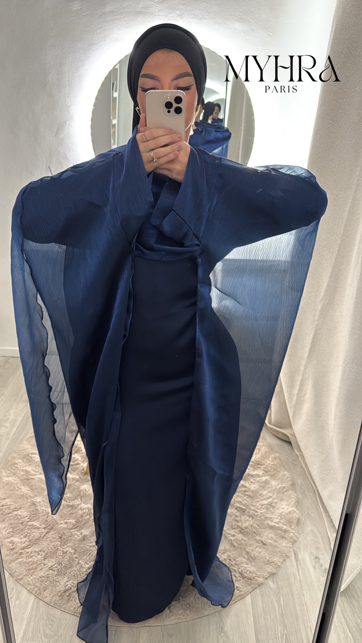 robe nora bleu