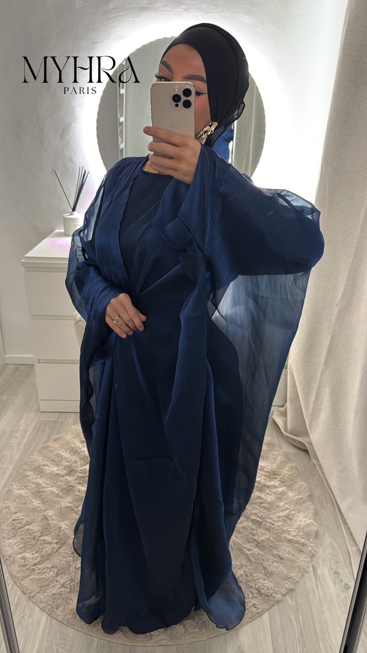robe nora bleu