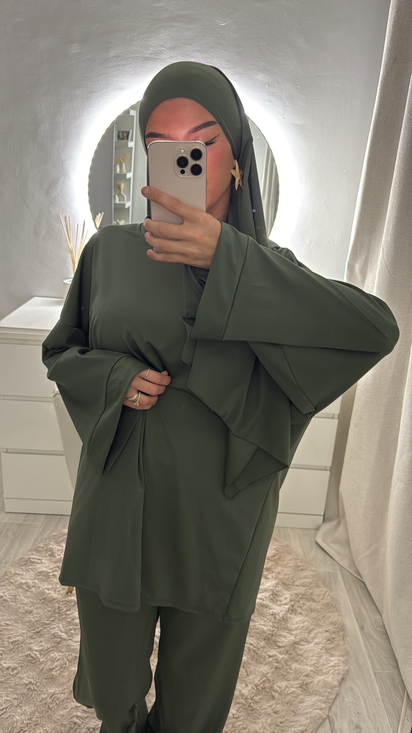 Burkini 3 pièces kaki