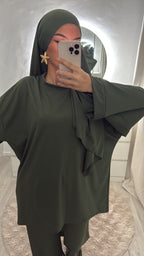 Burkini 3 pièces kaki