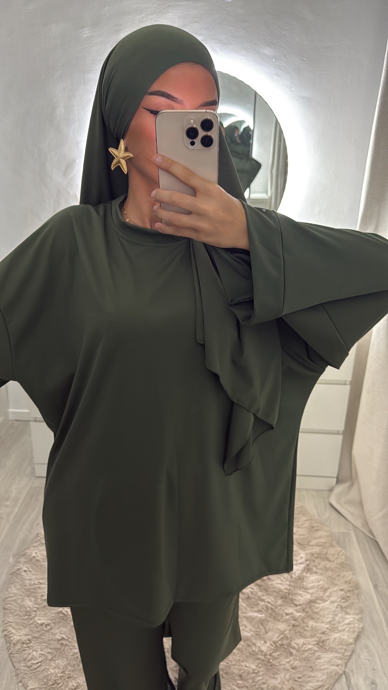 Burkini 3 pièces kaki