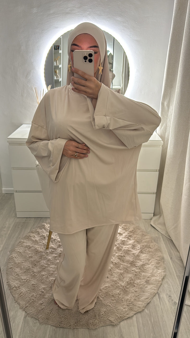 Burkini 3 pièces beige