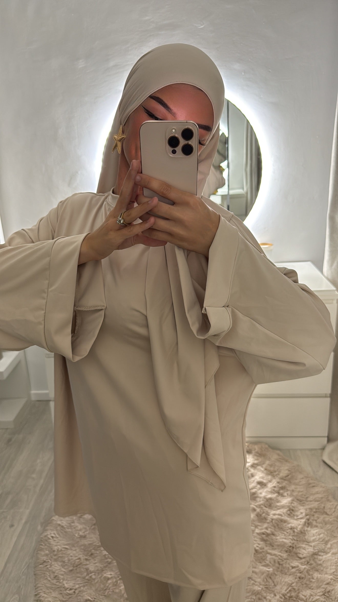 Burkini 3 pièces beige