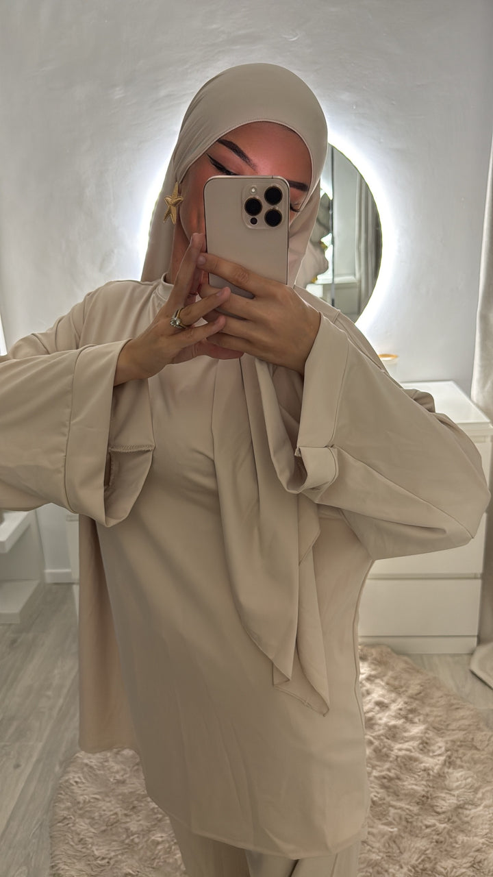 Burkini 3 pièces beige