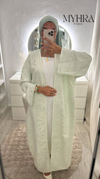 Kimono Jasminah vert d’eau