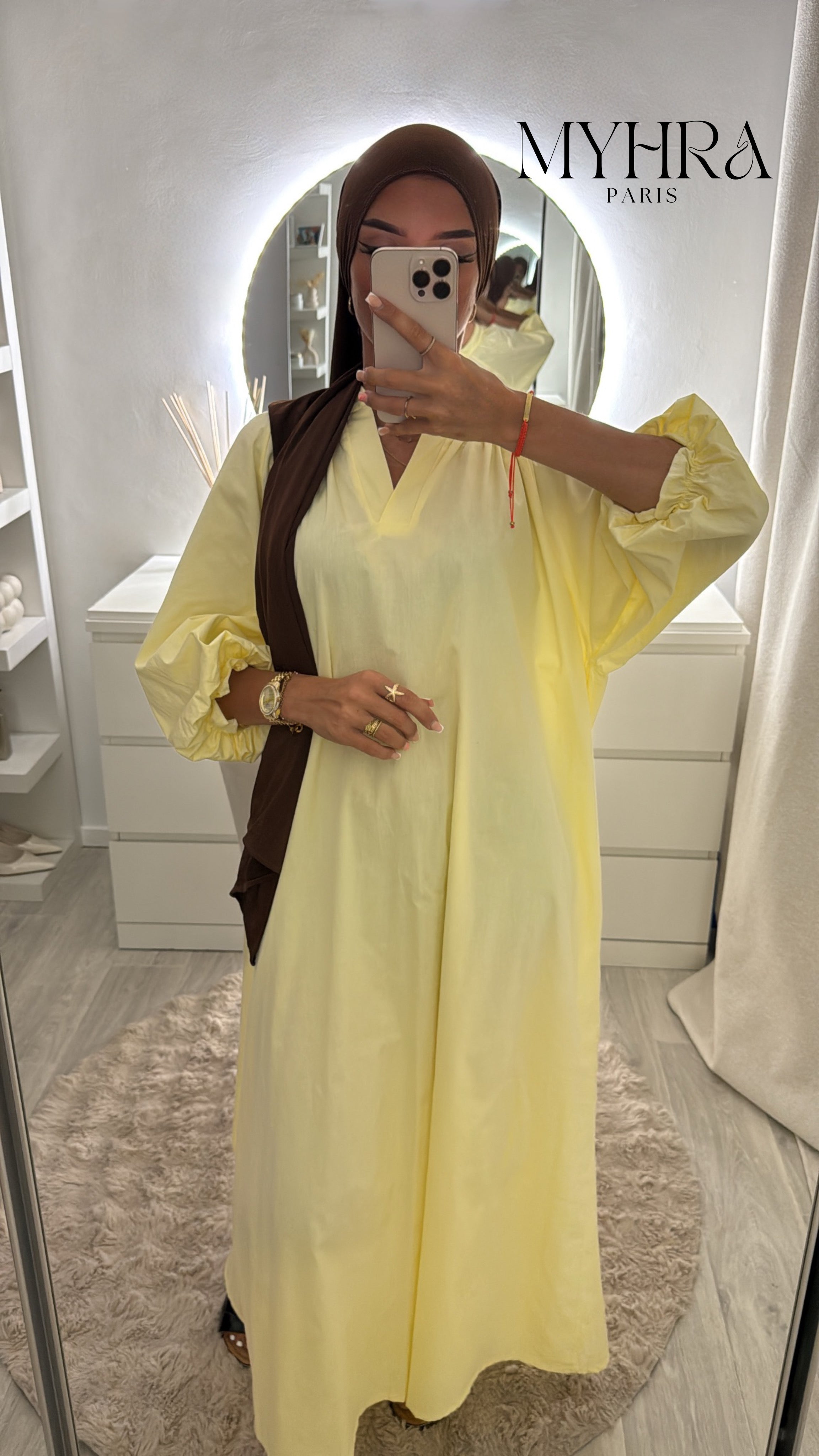 robe Samia jaune