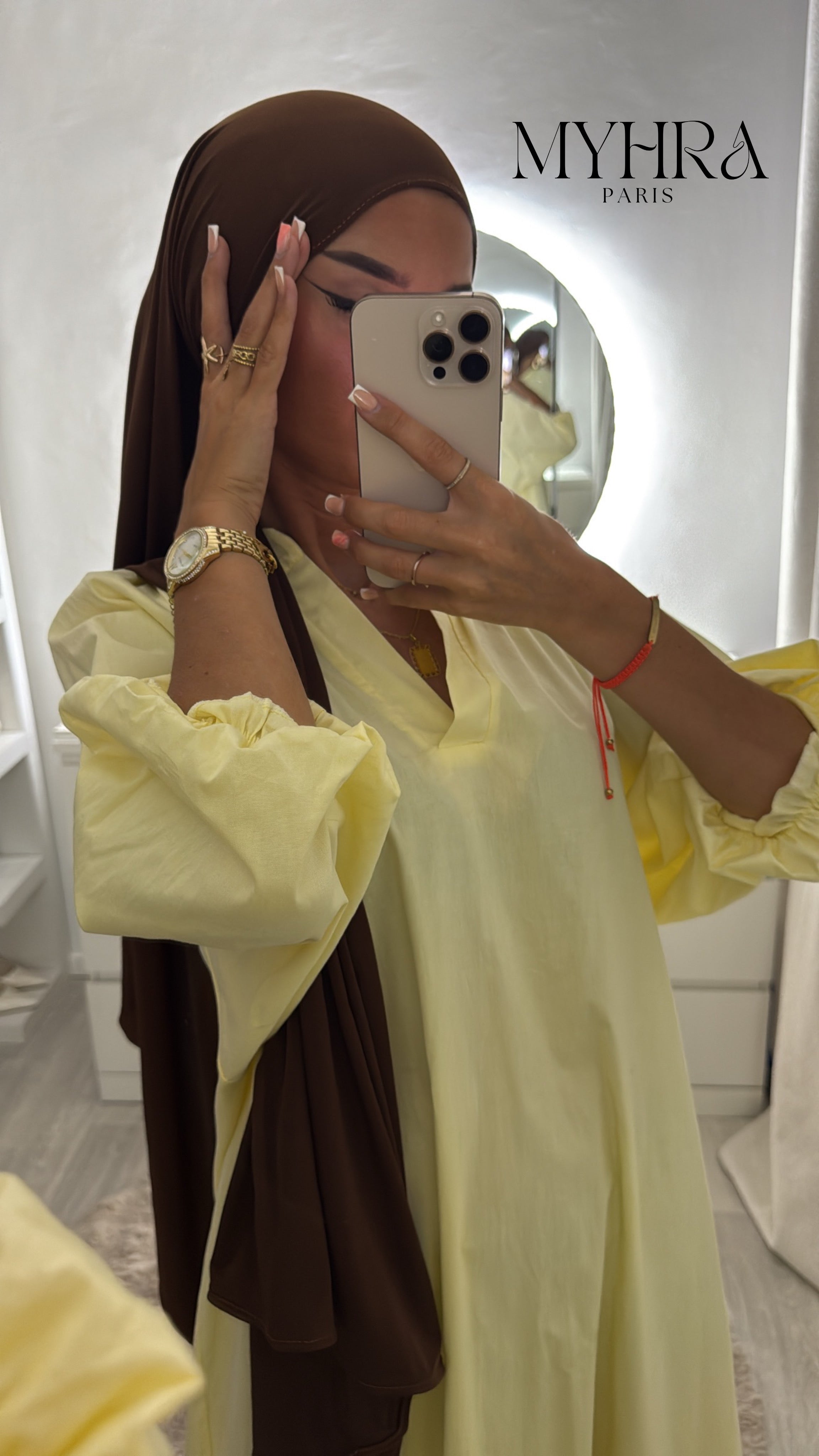 robe Samia jaune
