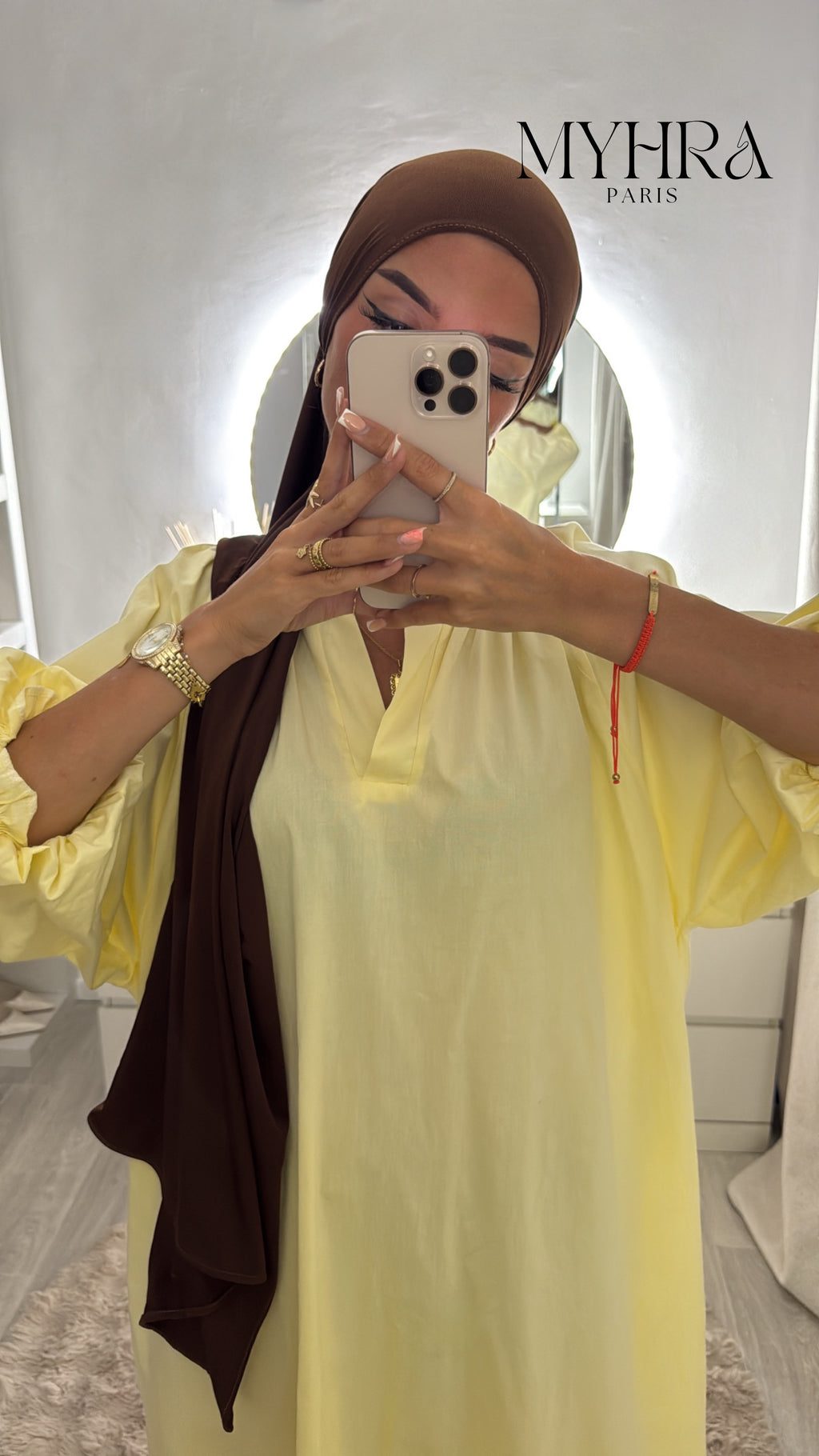 robe Samia jaune