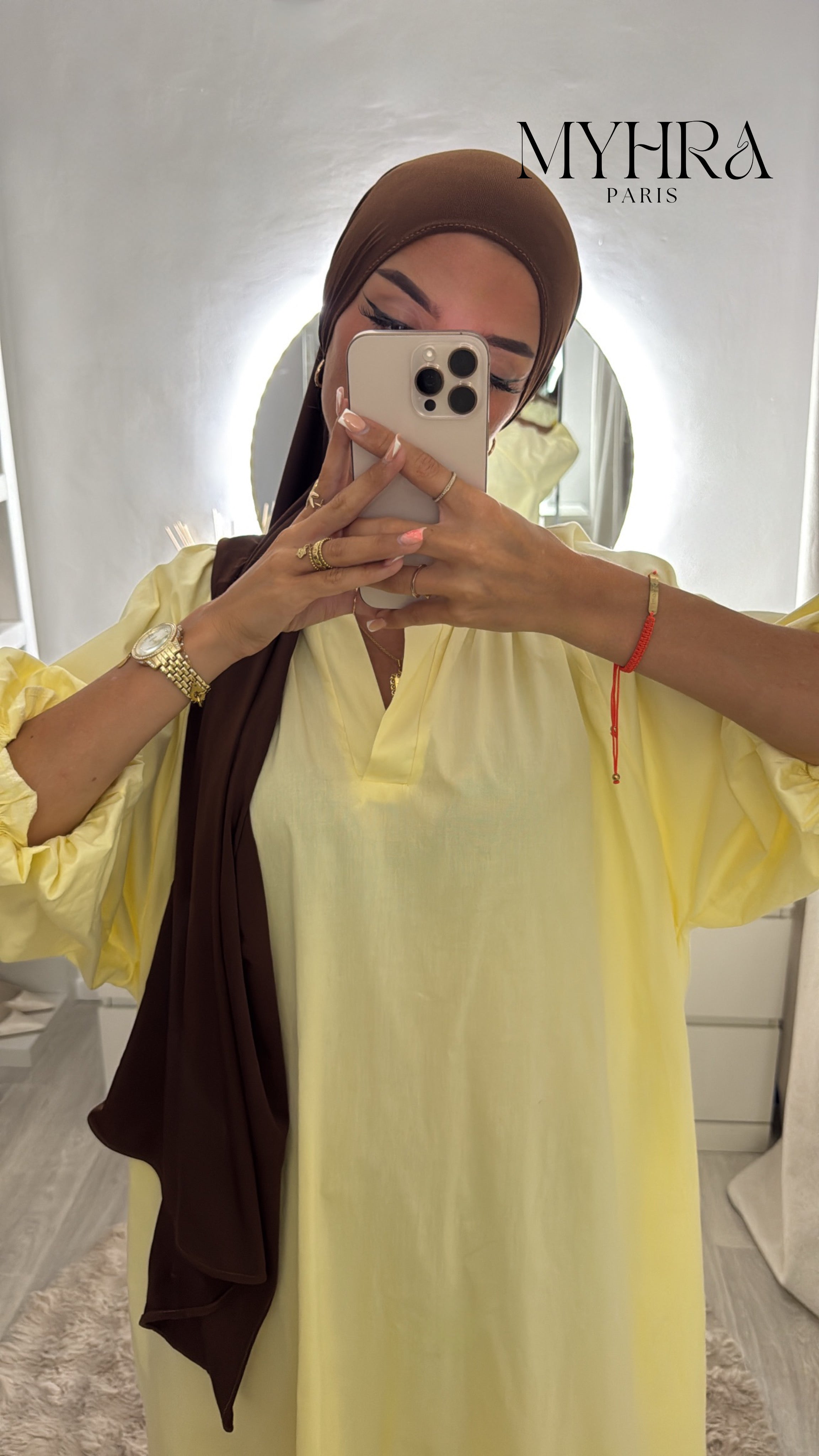 robe Samia jaune