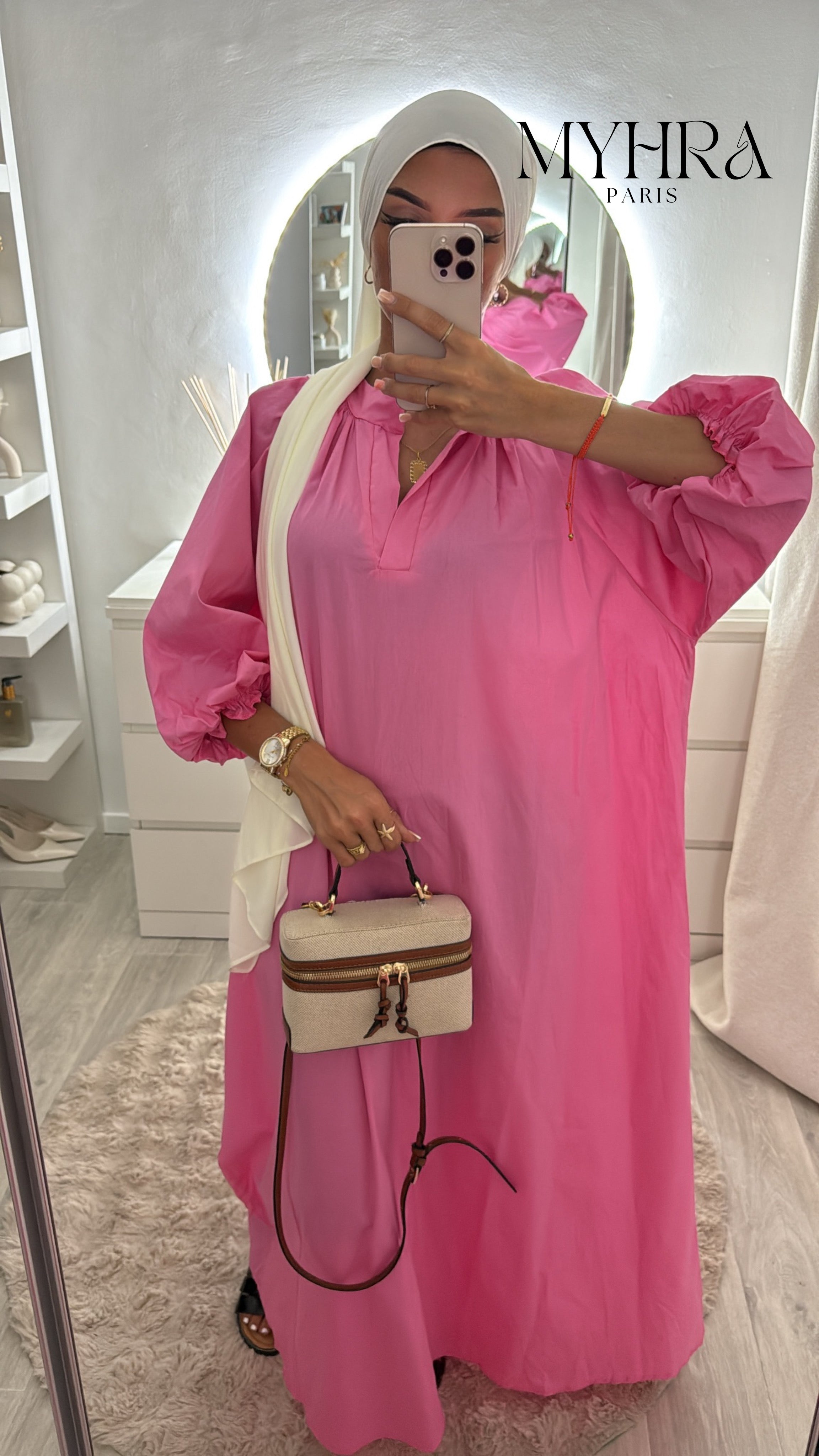 robe samia rose