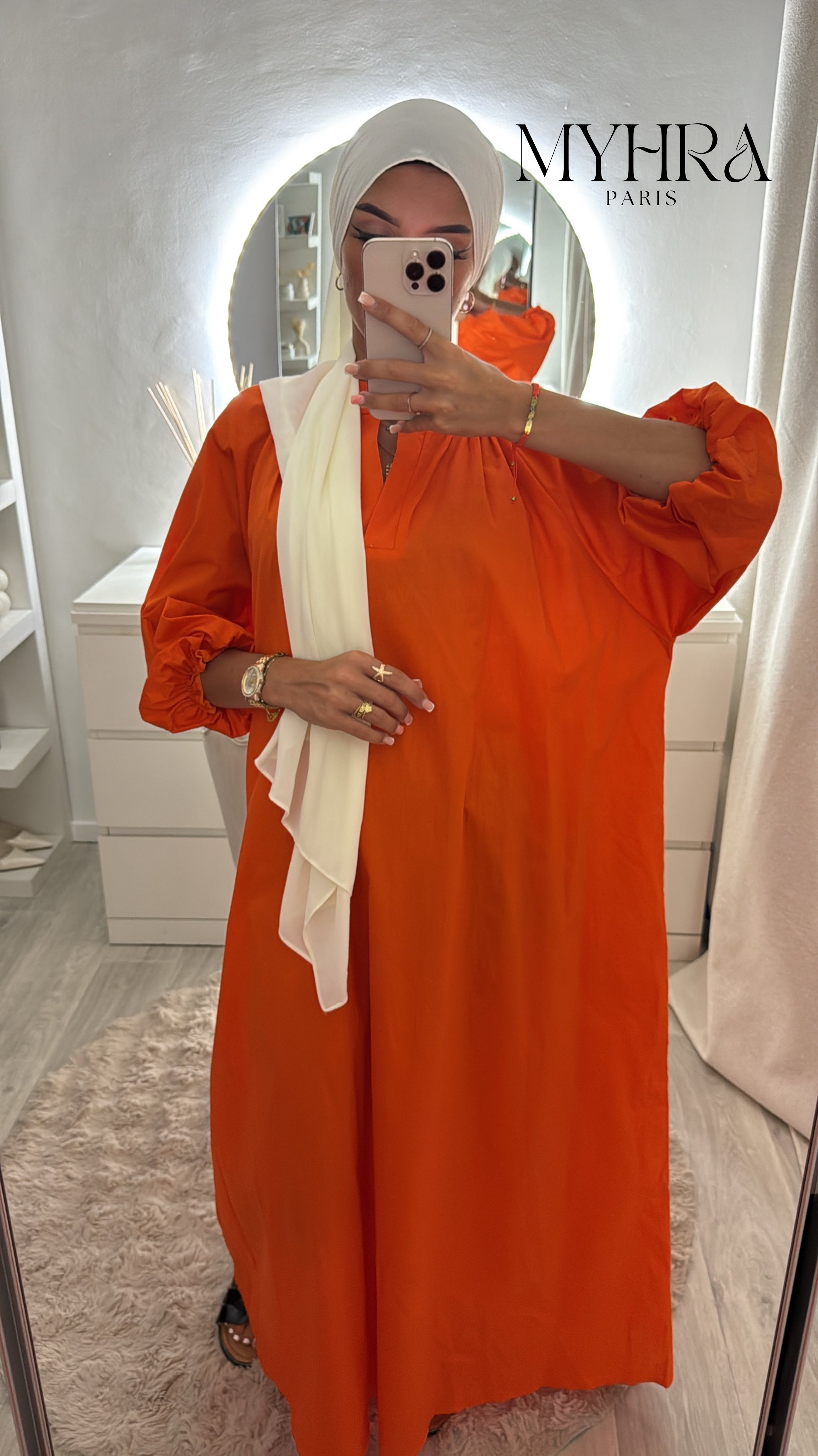 robe Samia orange