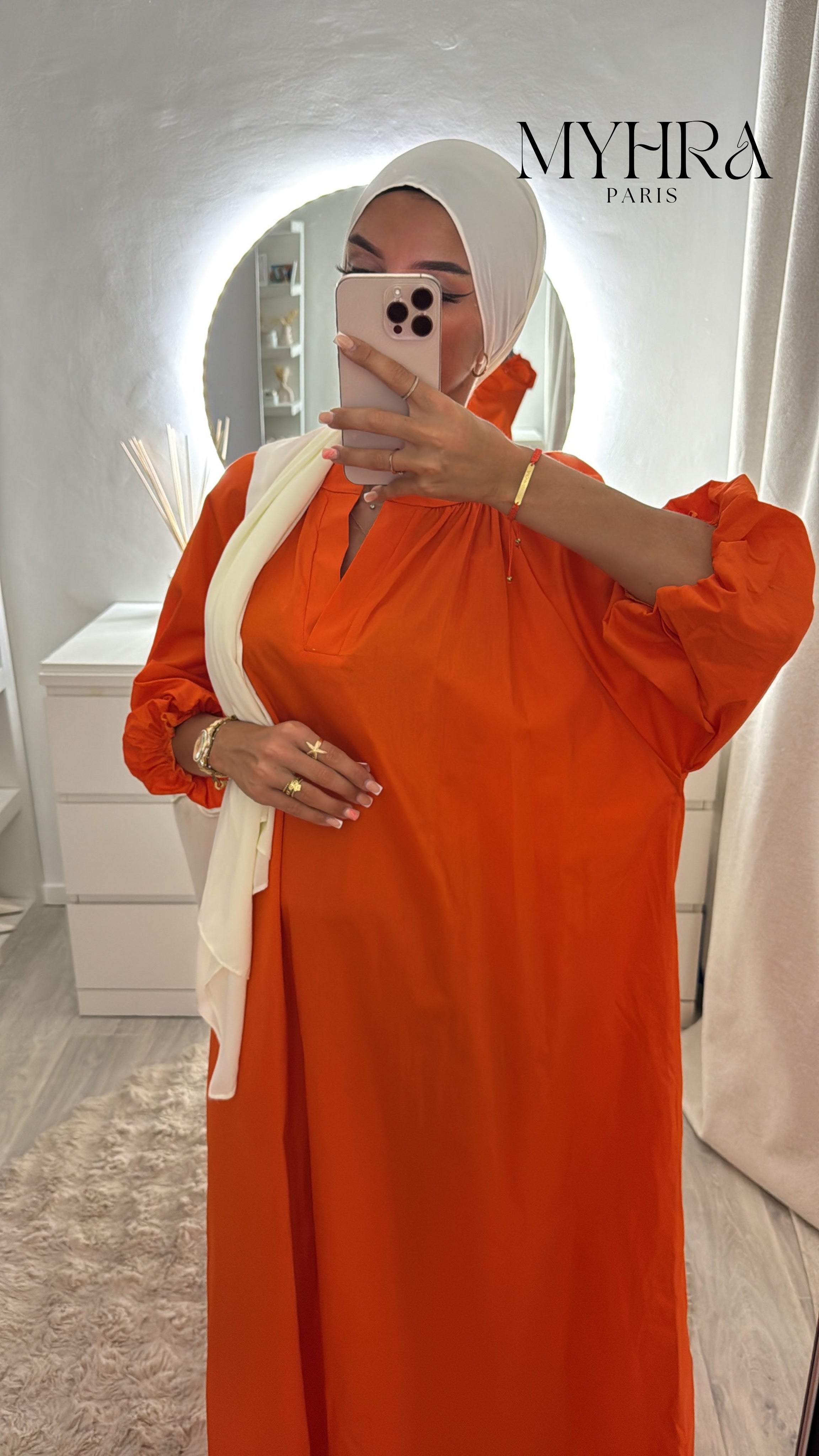 robe Samia orange