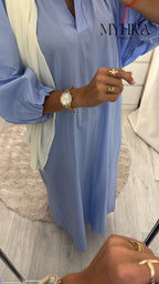 robe Samia bleu